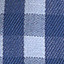 Button-Collar Premium Cotton Shirt - Navy/Blue Gingham