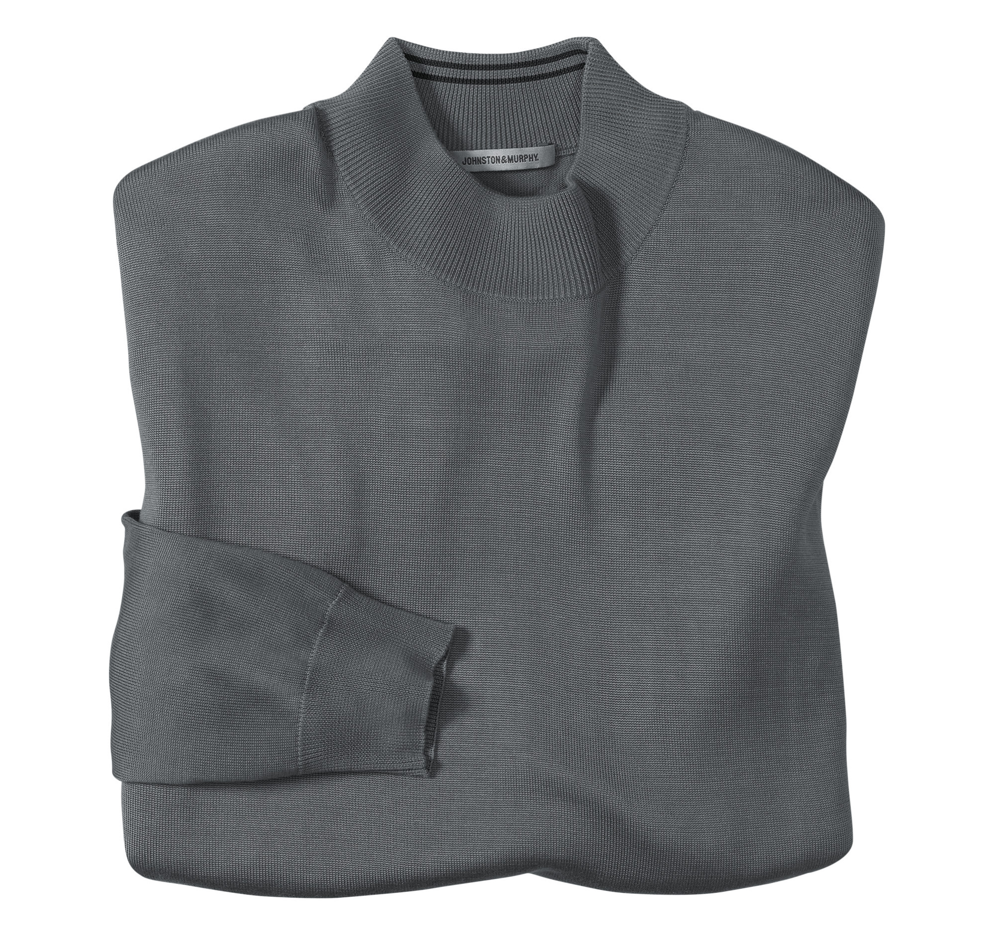 silk mock neck