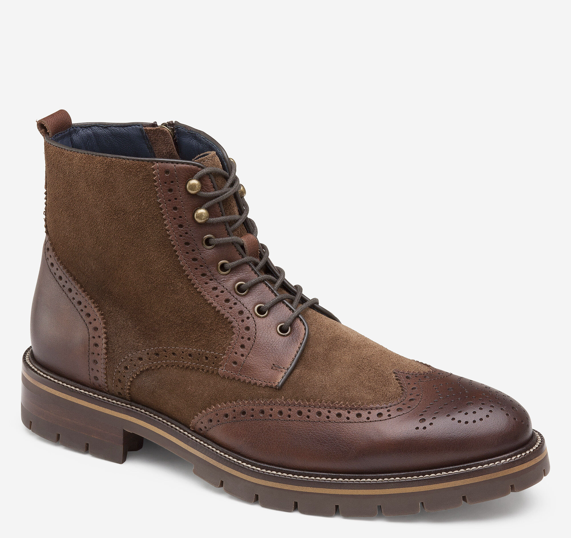 johnston and murphy wingtip boots