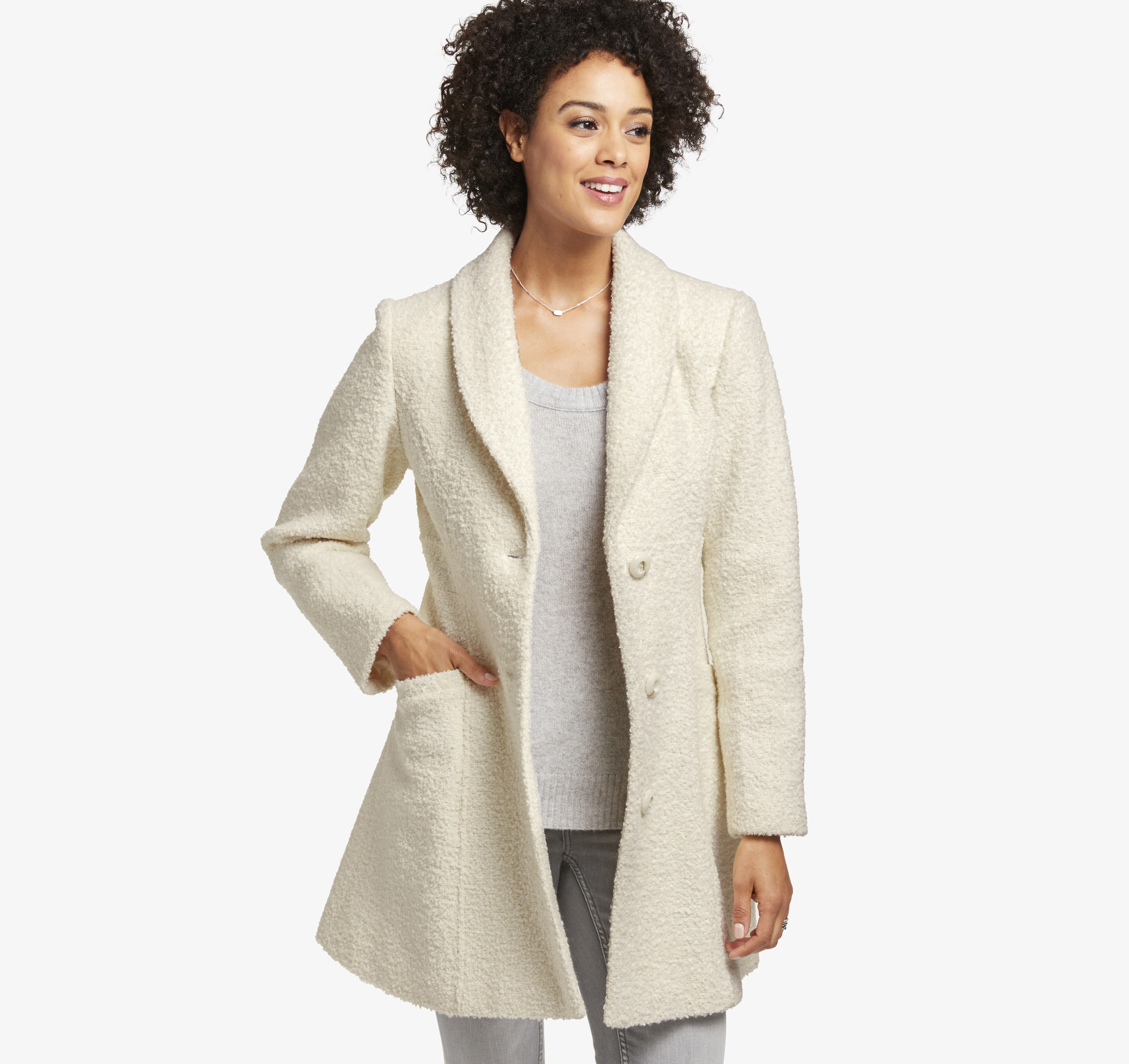 textured coat