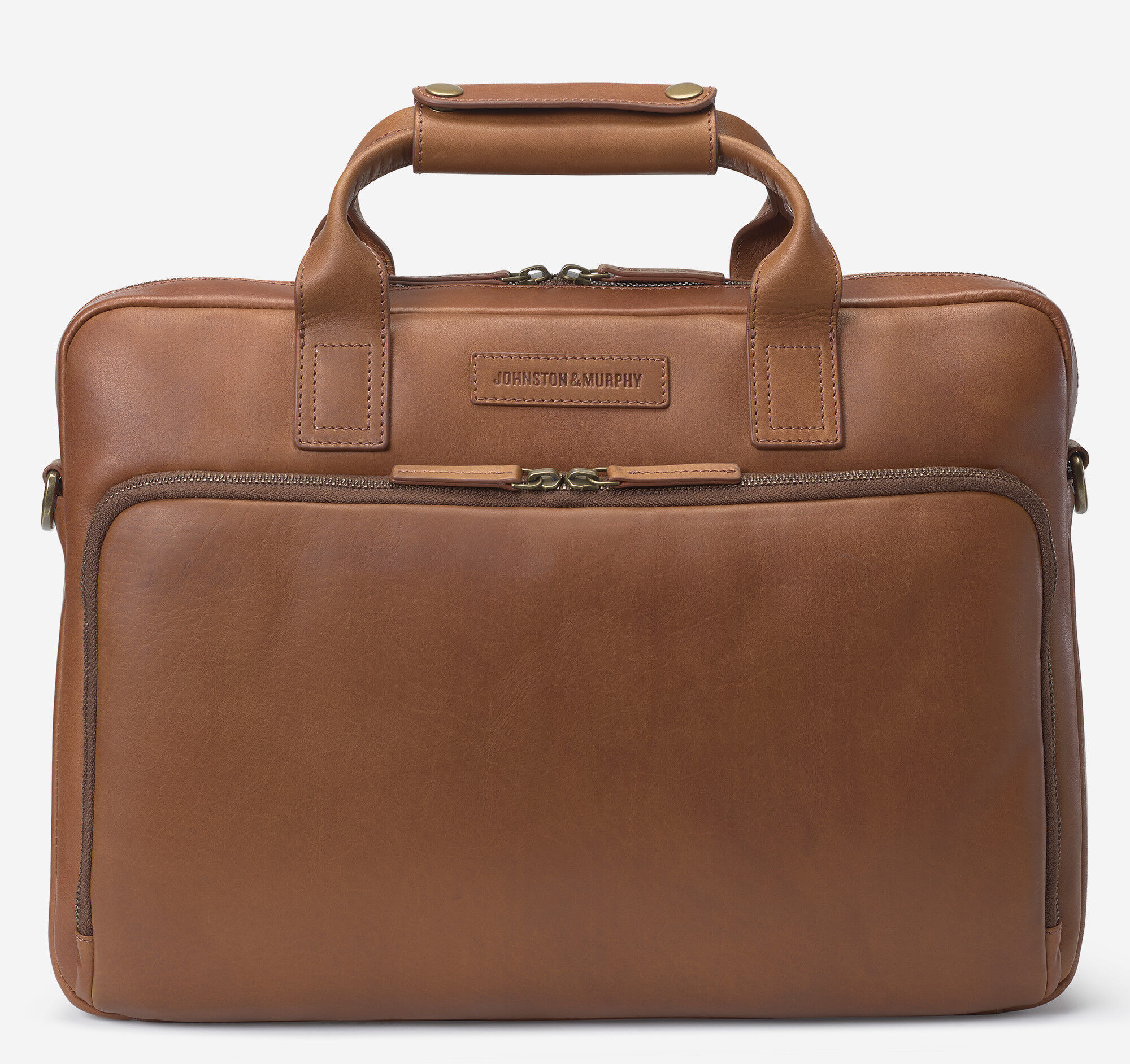 johnston murphy leather bag