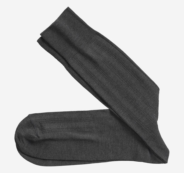 Pima Cotton Ribbed Socks