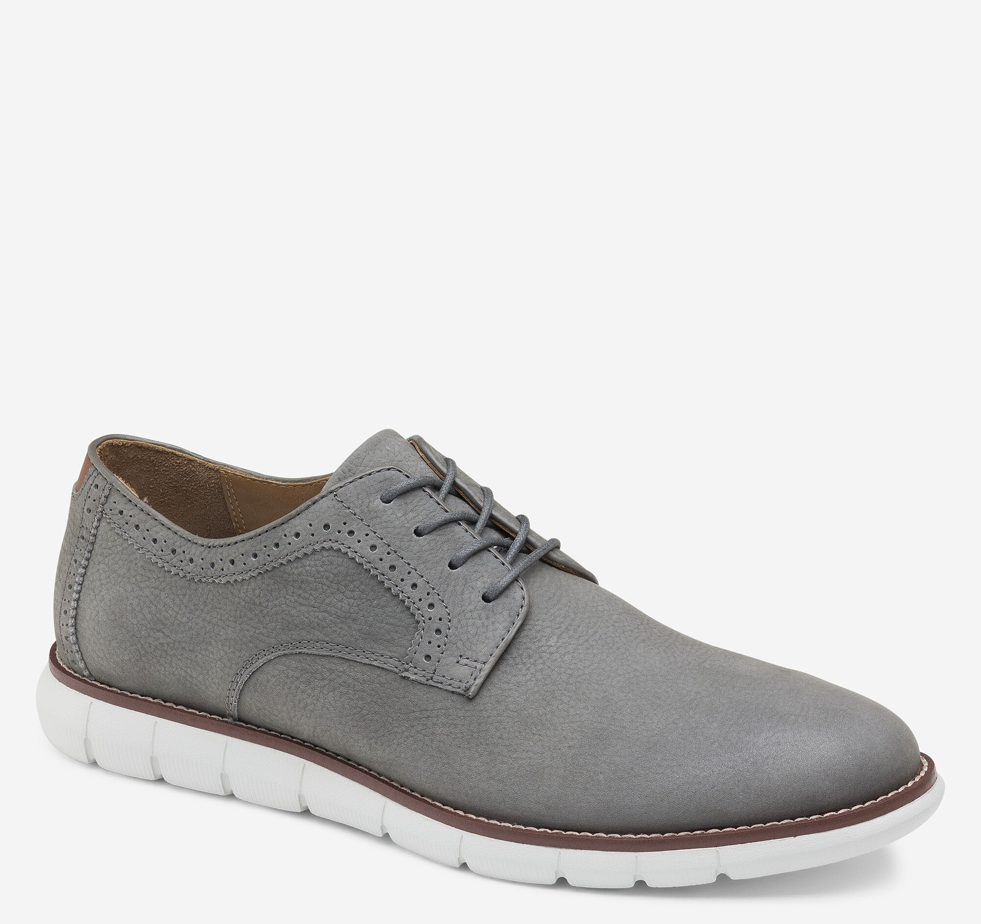 johnston and murphy grey suede