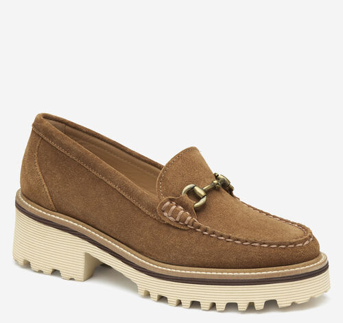 Emmalynn Bit Loafer - Whiskey Suede