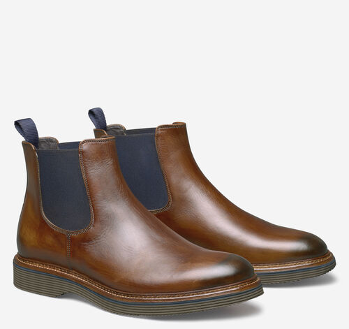 Jenson Chelsea Boot - Brown Hand-Stained Calfskin