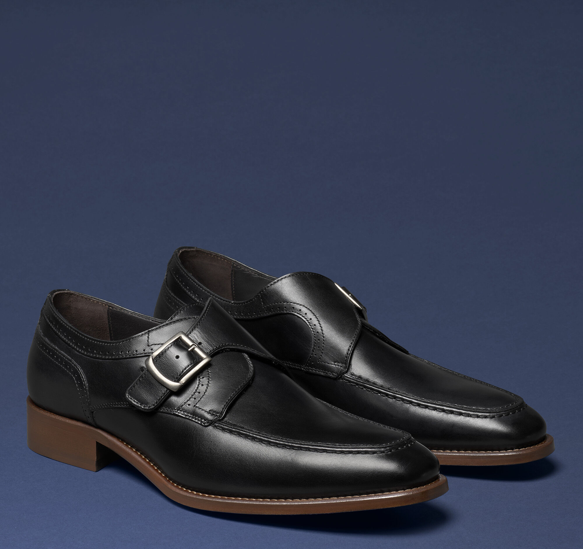 johnston and murphy monk strap shoes