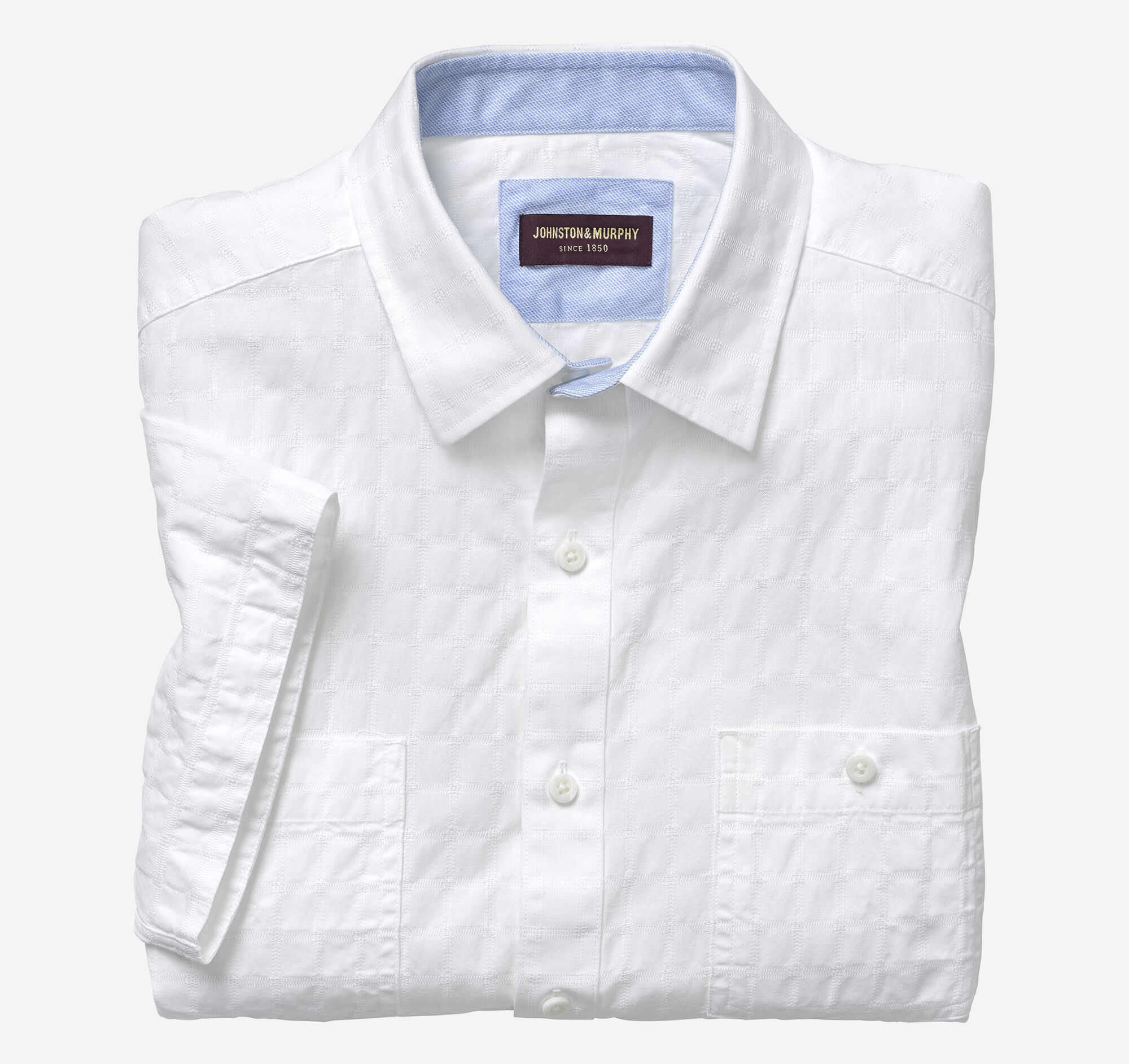 Washed Short-Sleeve Shirt | Johnston 