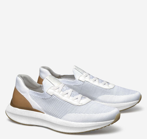 Briley Knit Jogger - White Knit