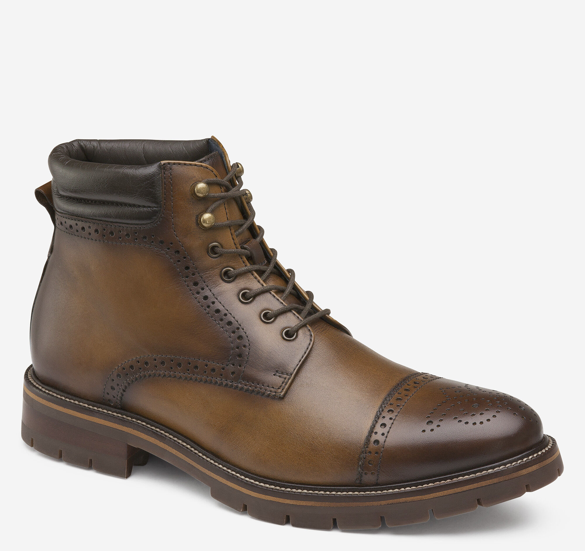 Johnston and murphy stratton cap sale toe boot