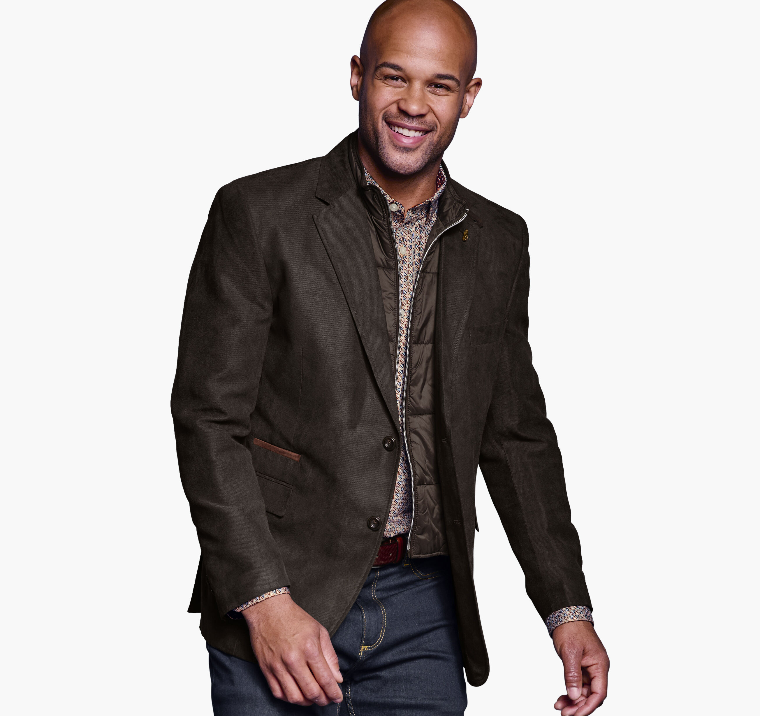 Grey suede blazer mens best sale