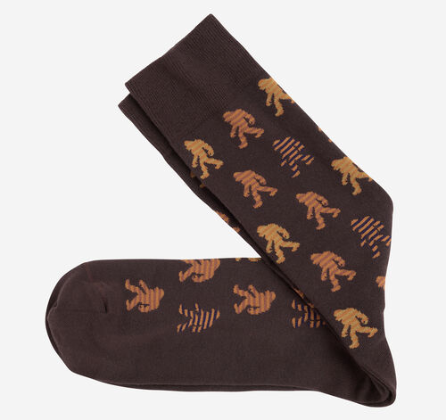 Space Dye Socks - Brown Striped Yeti Icon