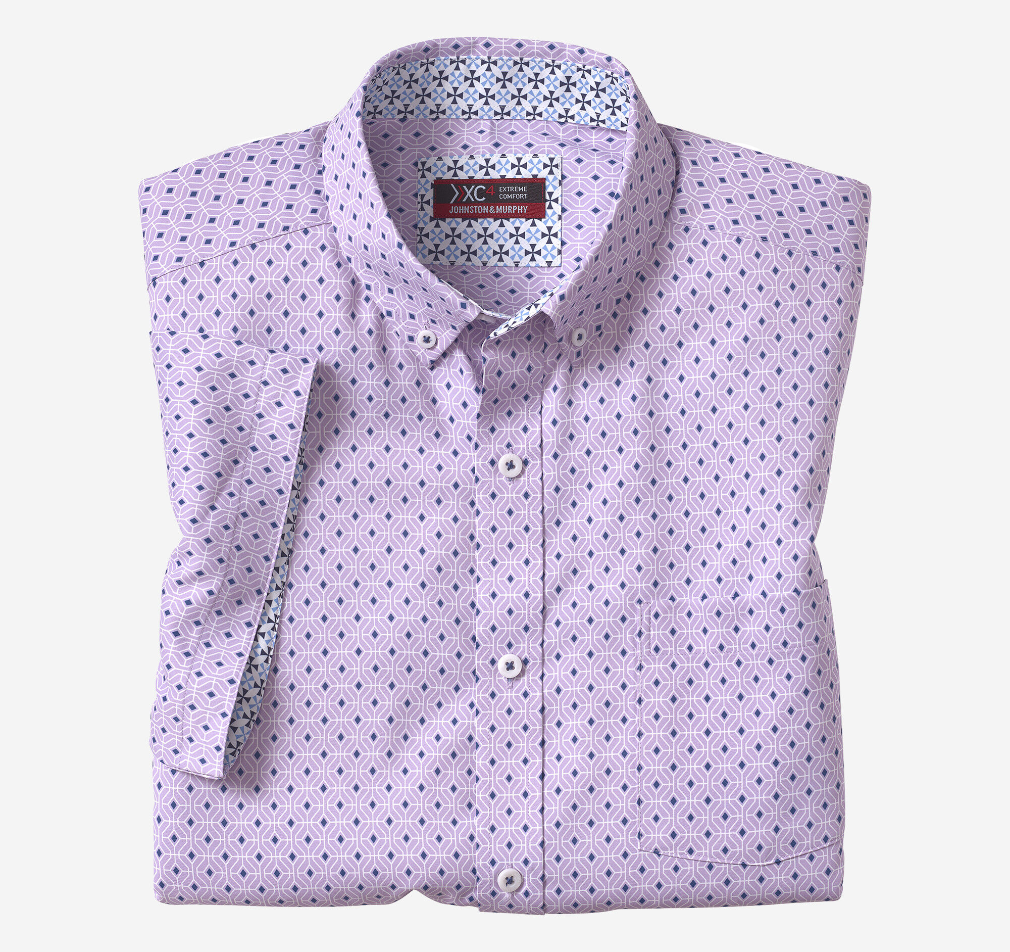 Johnston and murphy on sale short sleeve shirts