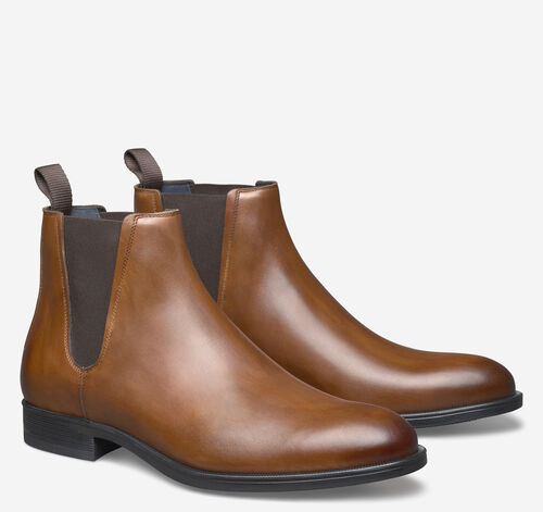 Flynch Chelsea Boot - Tan Italian Calfskin