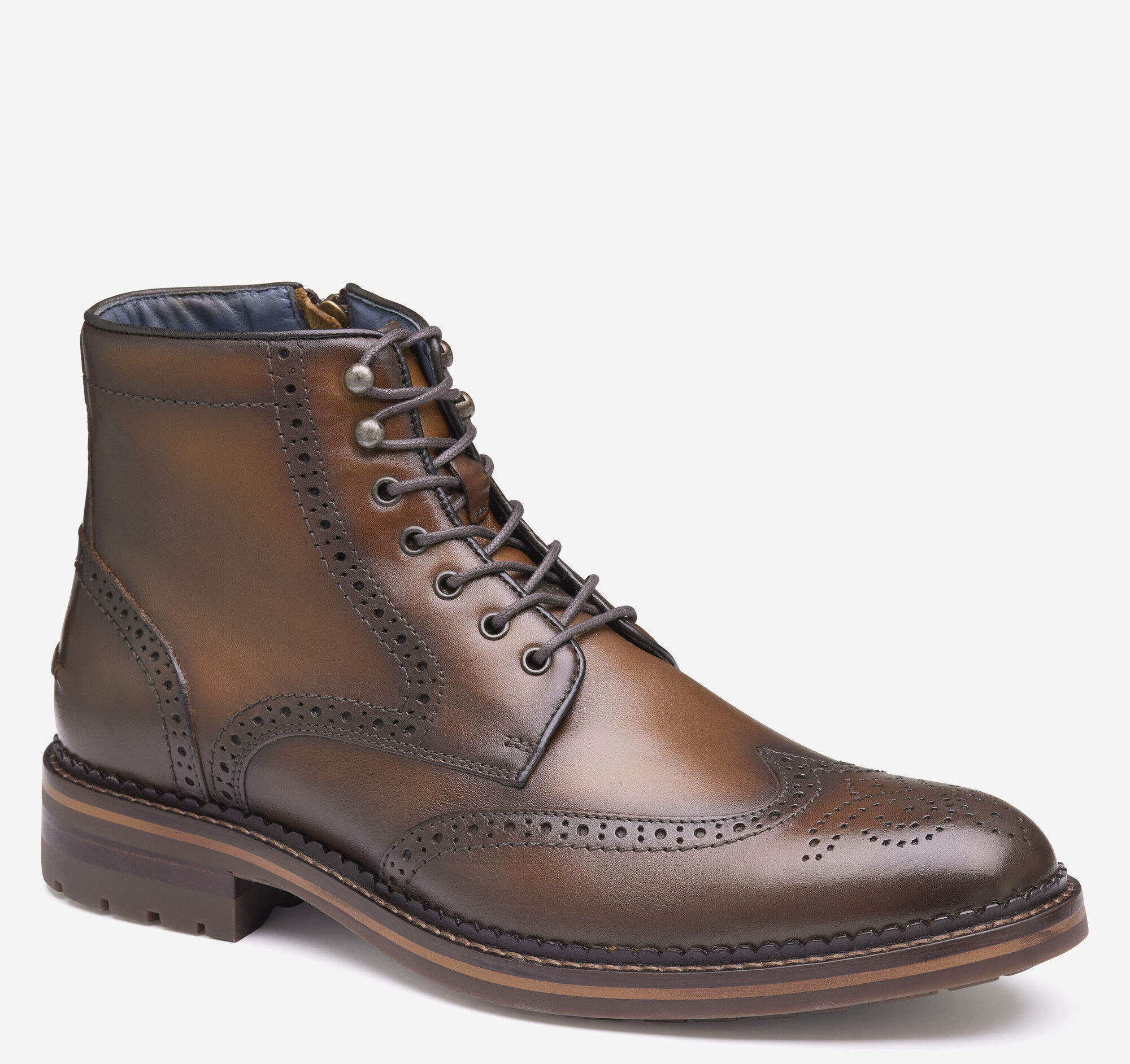 Johnston & murphy campbell wingtip store chukka boots