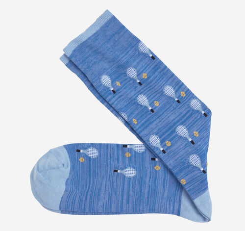 Novelty Socks - Blue Pickleball