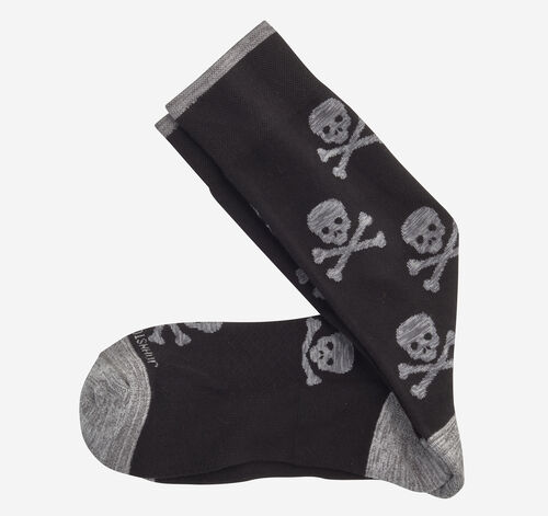 Space Dyed Cotton Grey/White Energy Socks