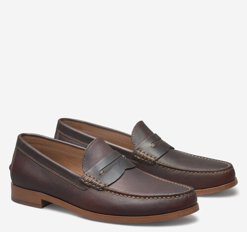 Baldwin Penny Loafer - Dark Brown English Full Grain