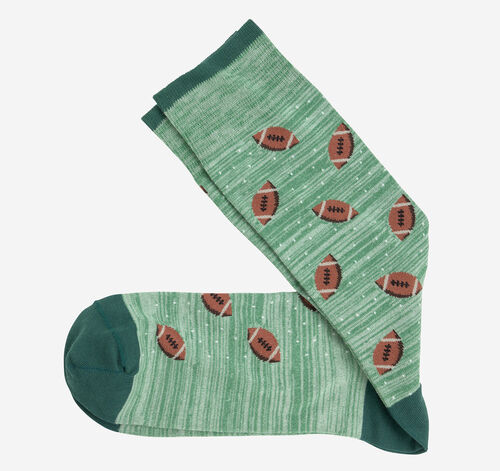 Space Dye Socks - Green Football