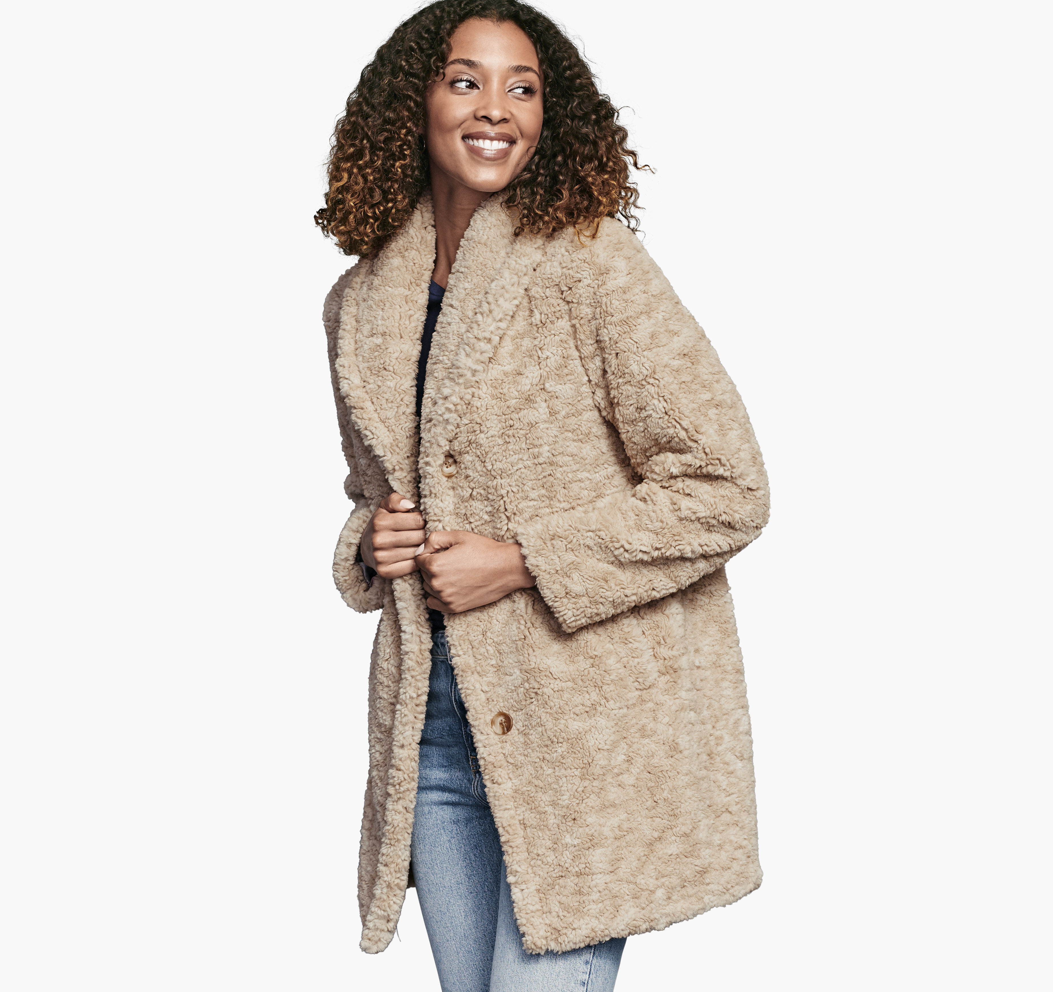 johnston and murphy shearling coat