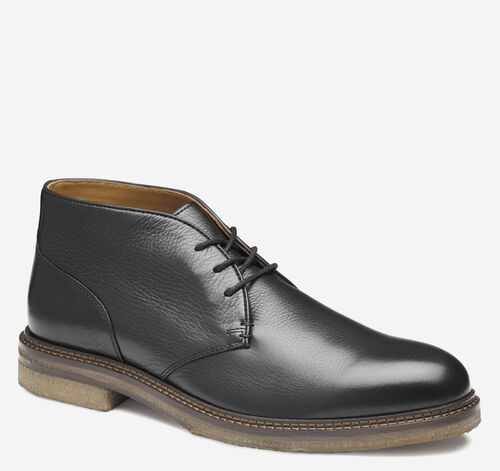 Calder Chukka - Black Tumbled Full Grain