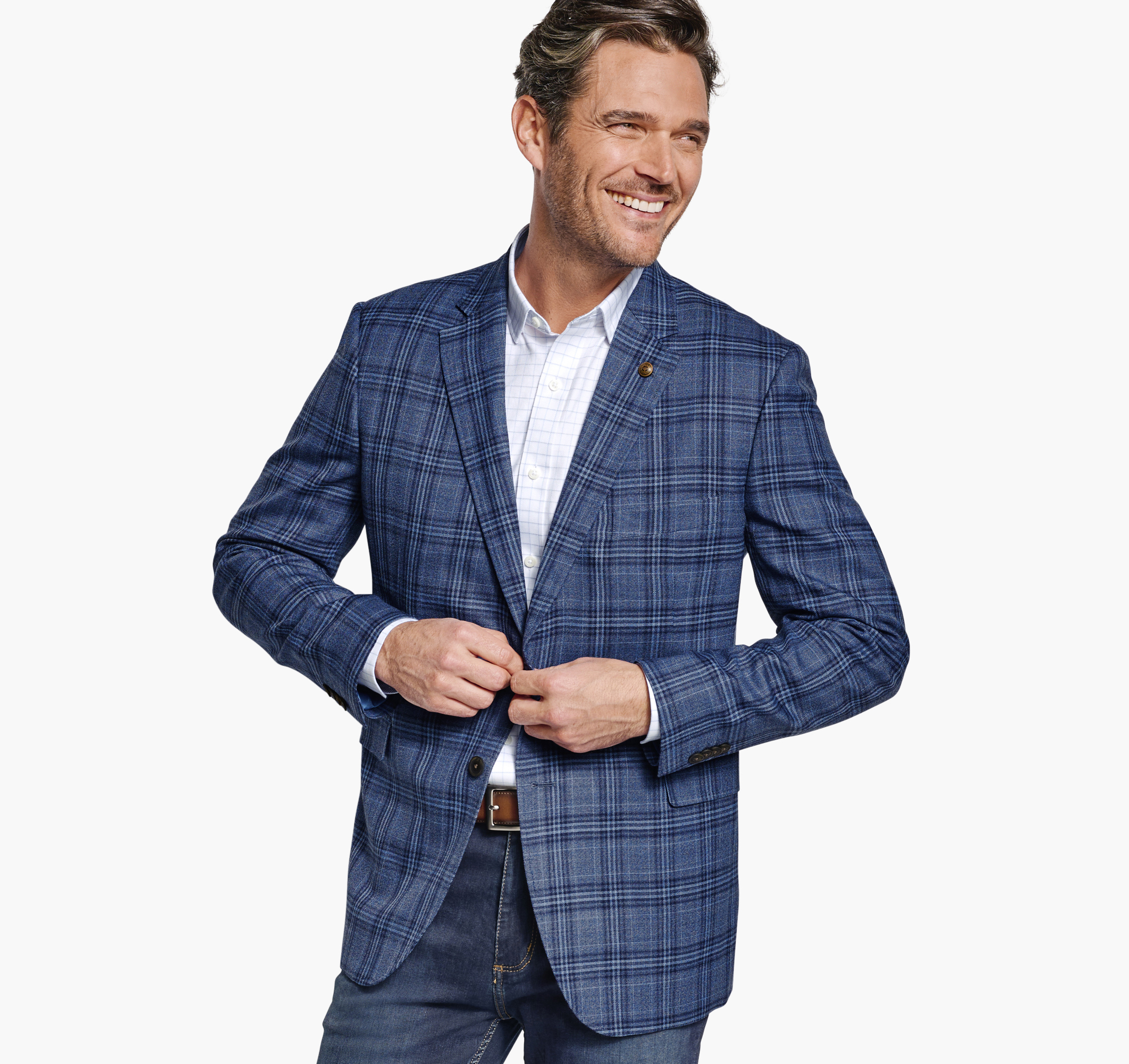 Glen Plaid Blazer