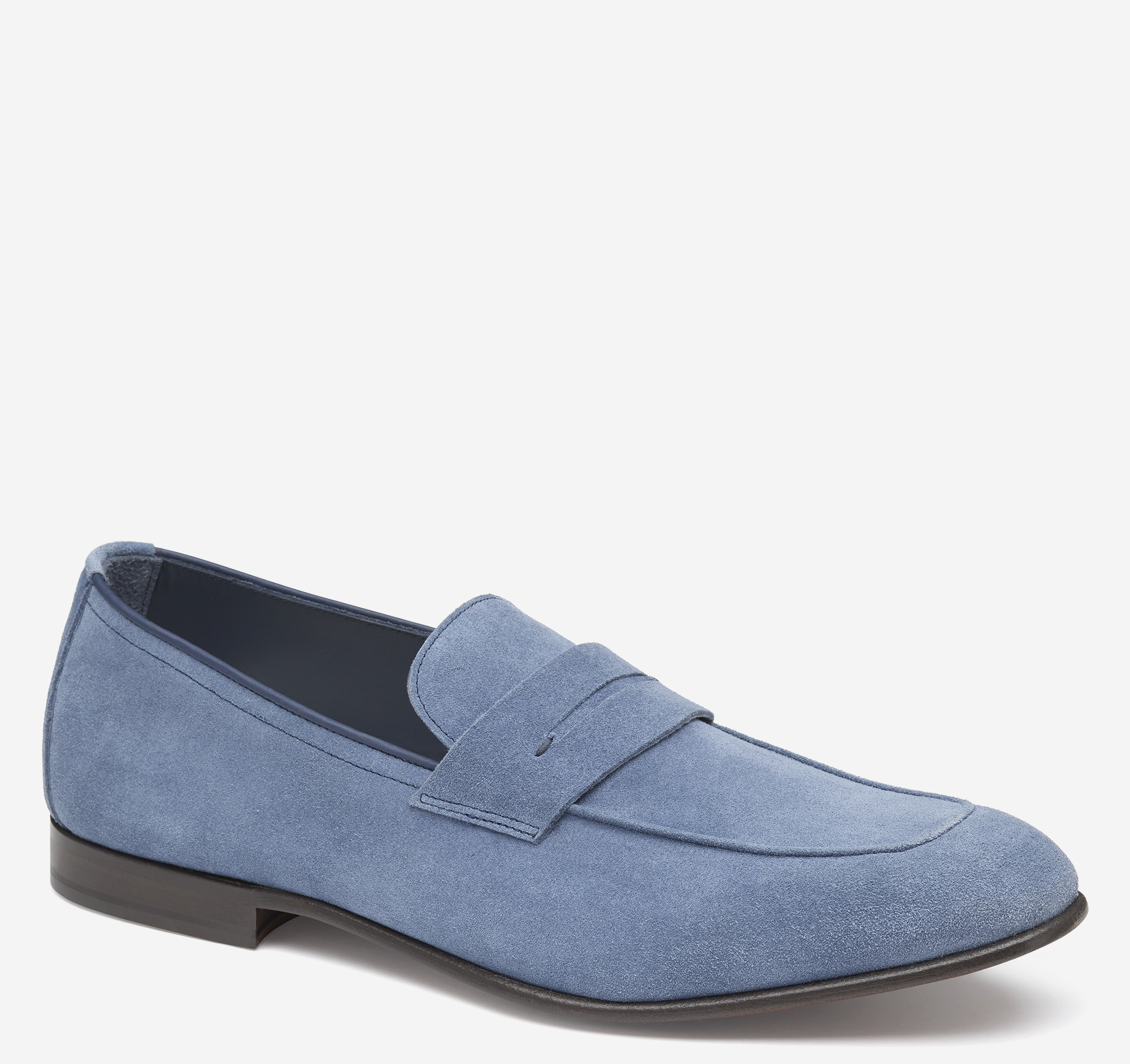 Johnston on sale and Murphy MEN’S suede navy loafers