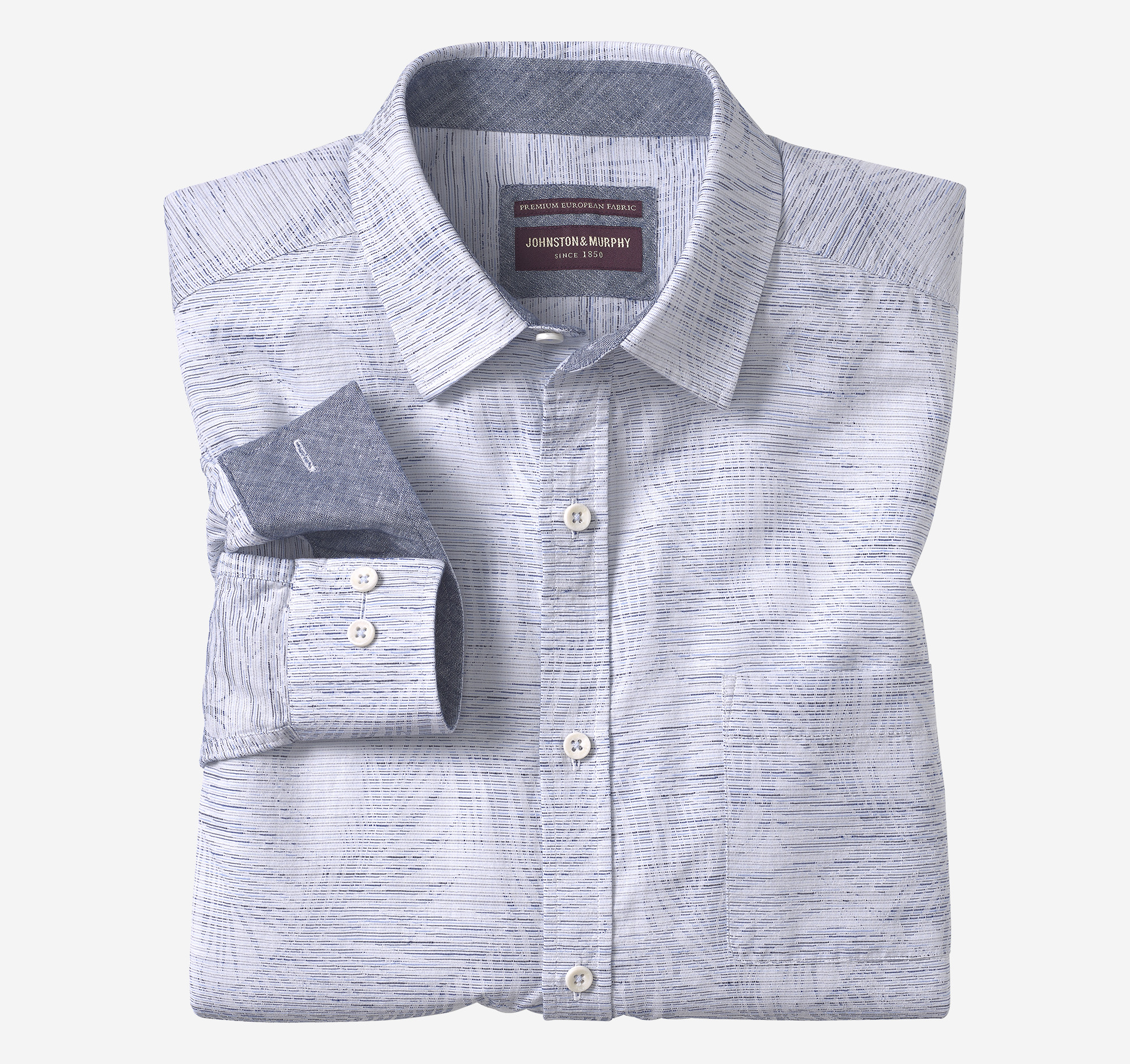 Washed Linen-Blend Shirt