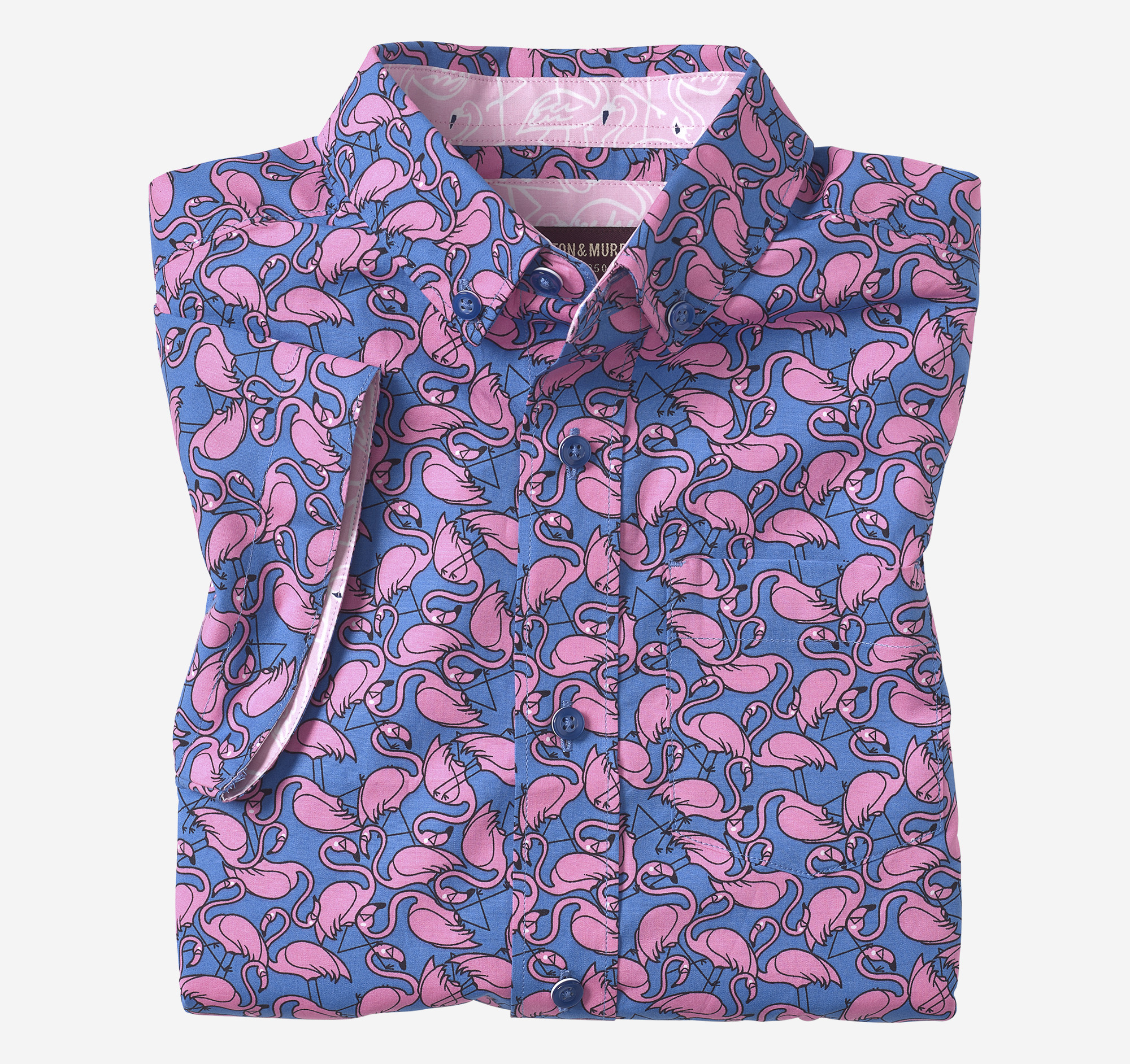 Johnston & Murphy Pirate Print Short-Sleeve Woven Shirt | Dillard's