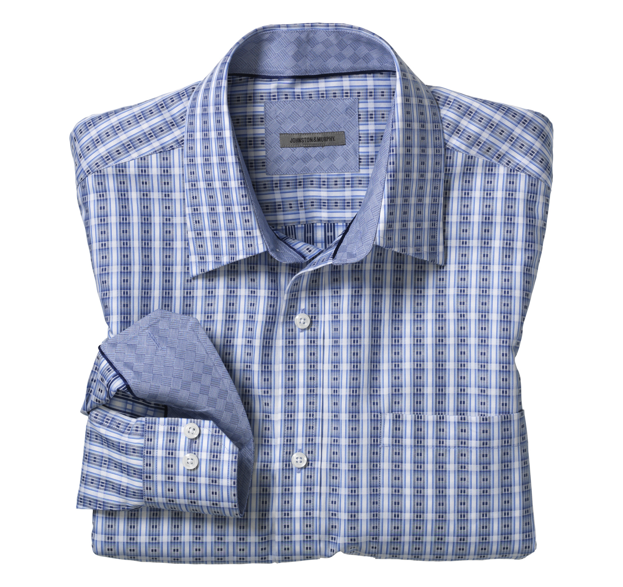 Tailored Fit Convertible-Cuff Shirt