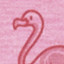 Pink Tonal Flamingo