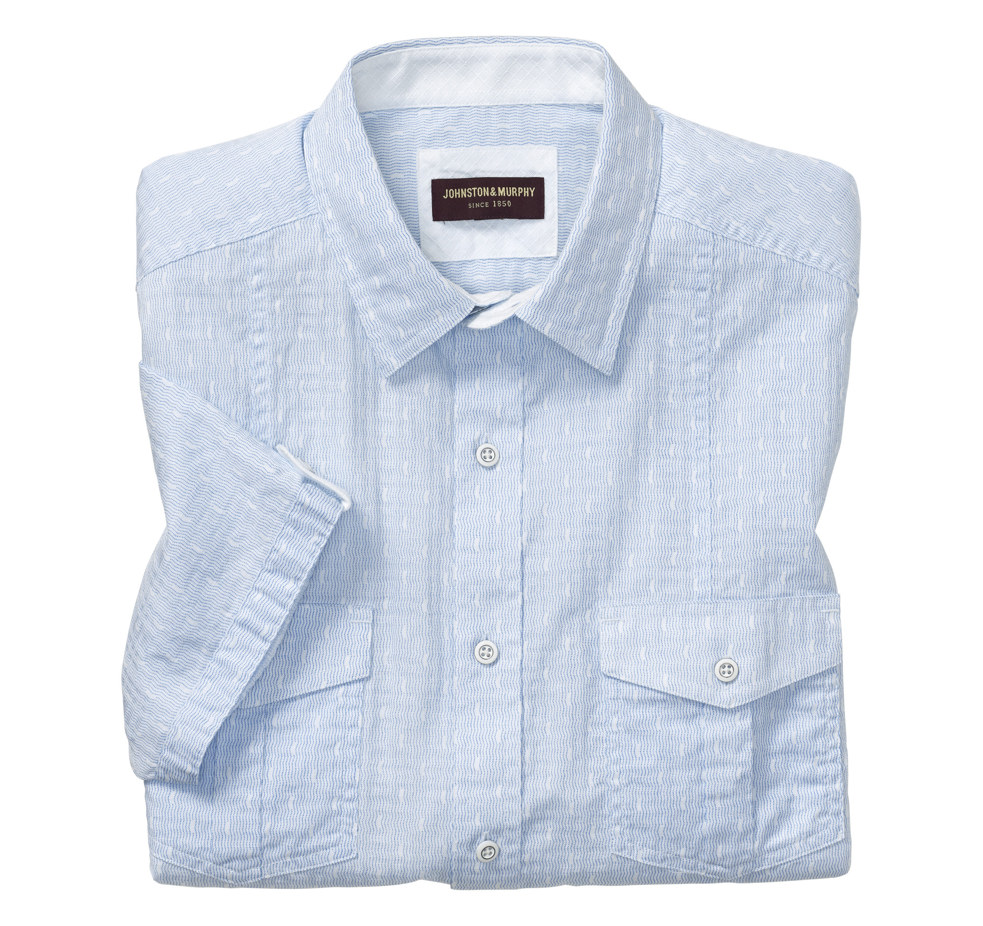 two pocket short sleeve shirt