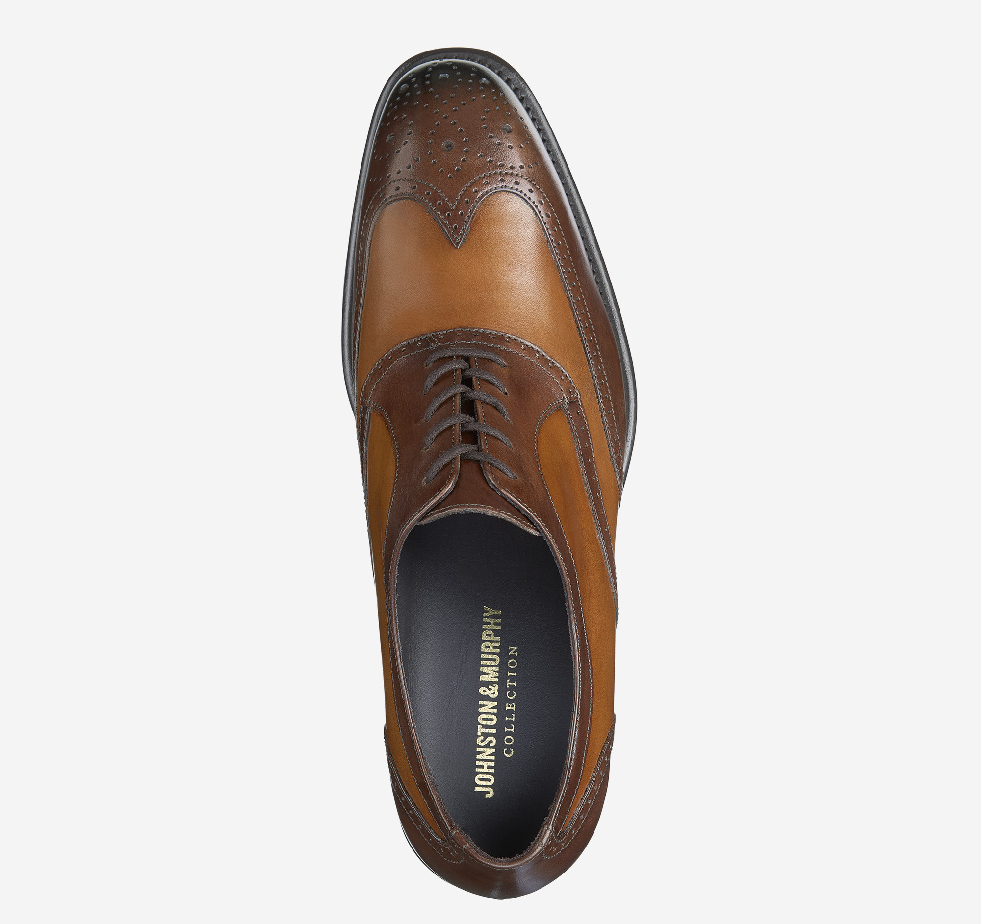 Johnston and murphy store two tone shoes