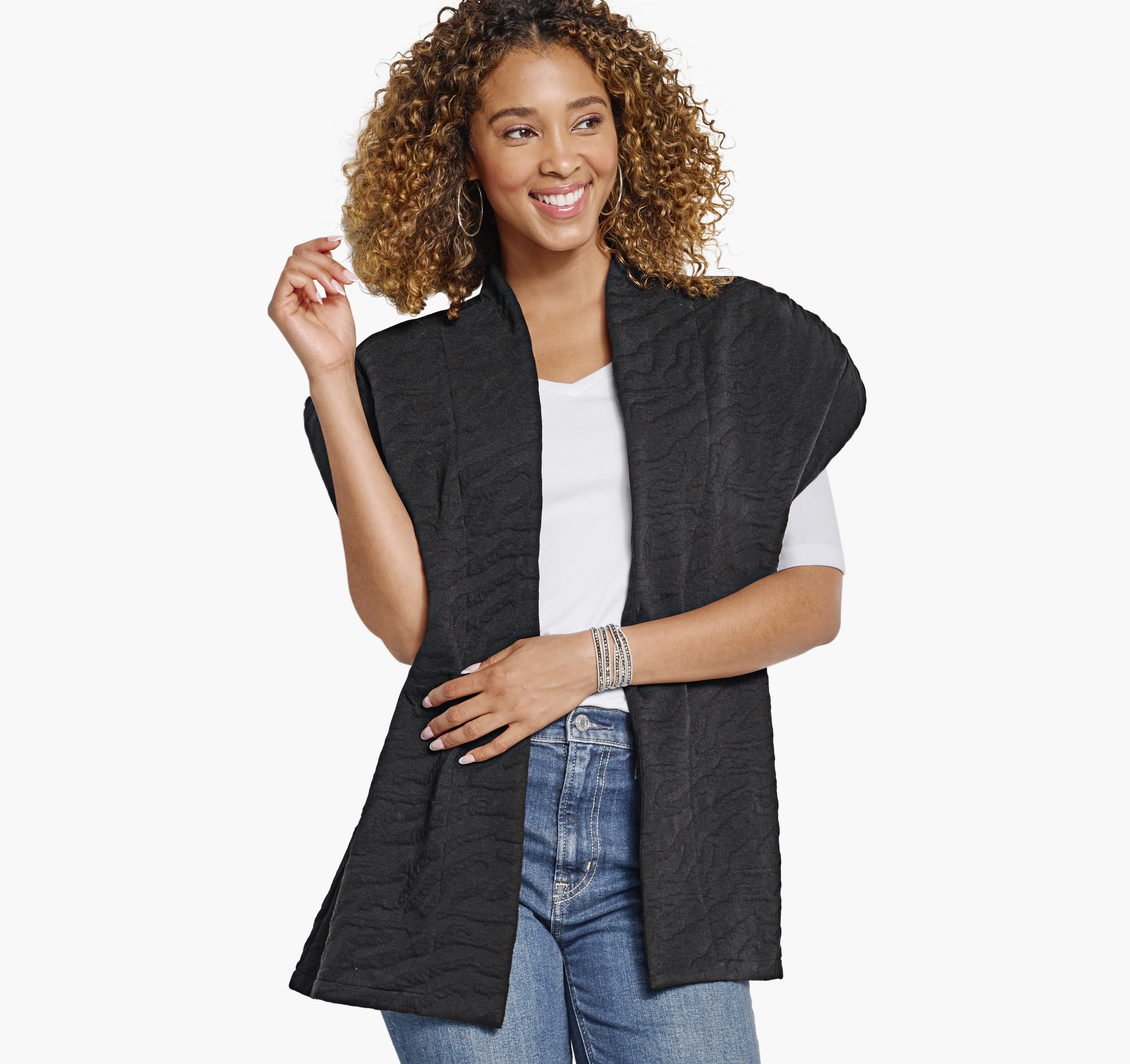 Knit Jacquard Vest