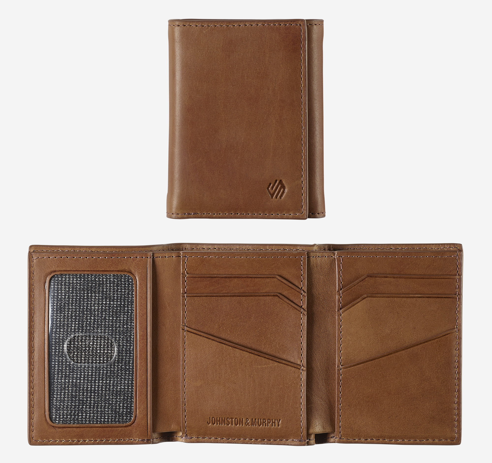 TOMMY JEANS - Men's trifold wallet with Velcro fastening