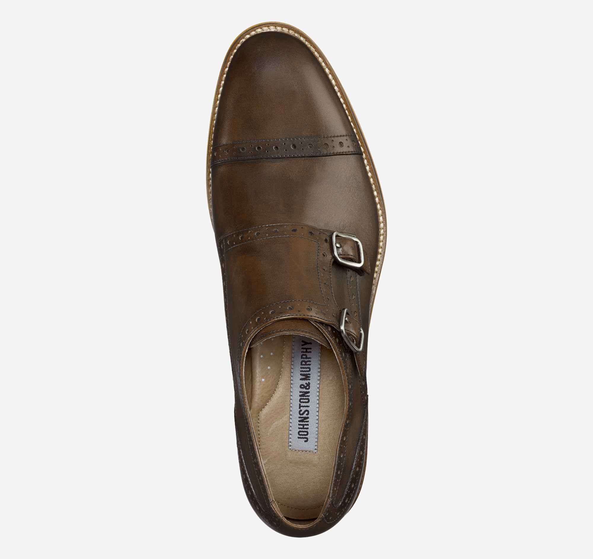 Conard double clearance buckle monk strap