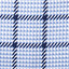 Non-Iron Dress Shirt - Blue Angled Neat Windowpane