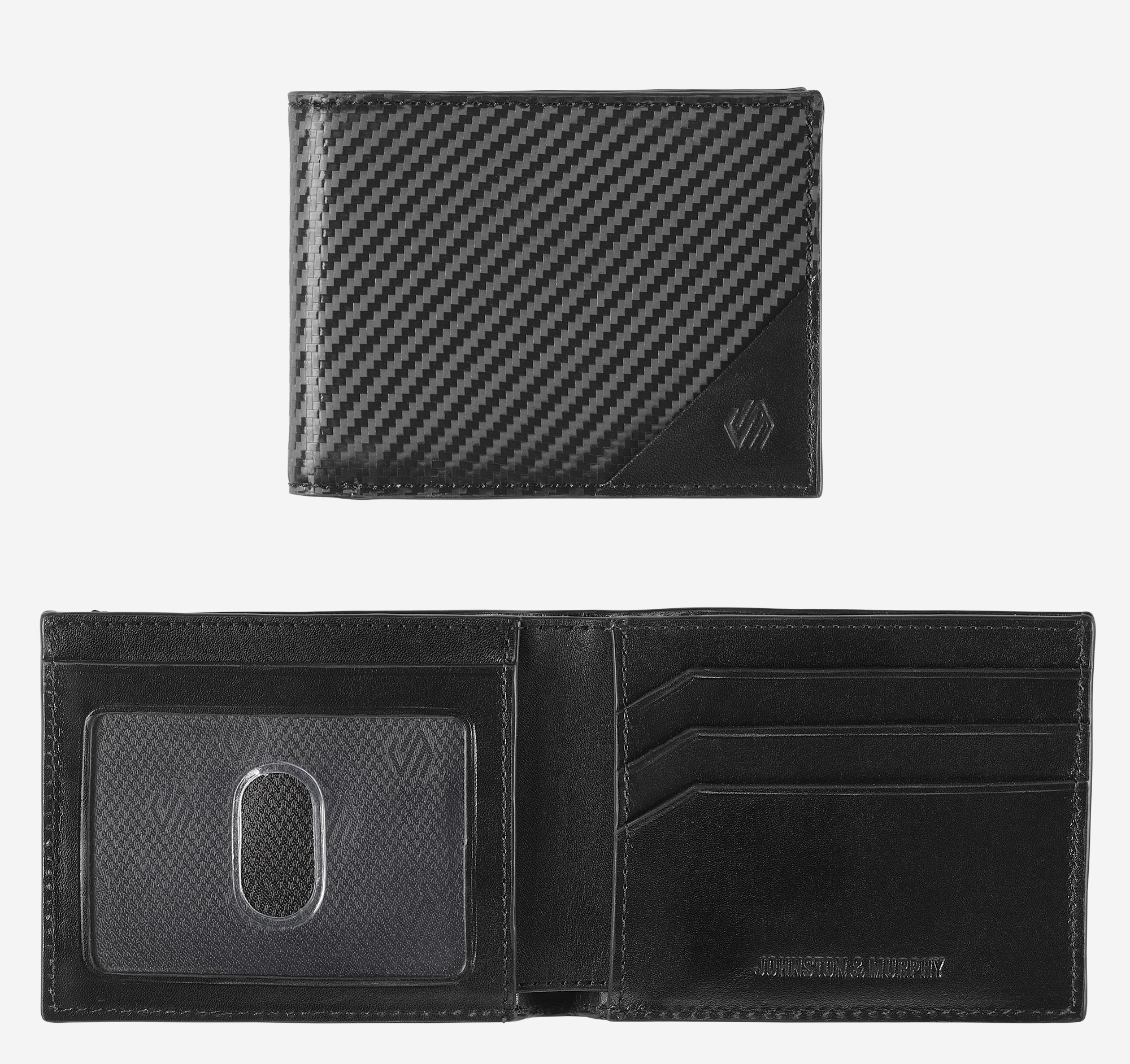 Hudson Pebbled Leather Travel Wallet