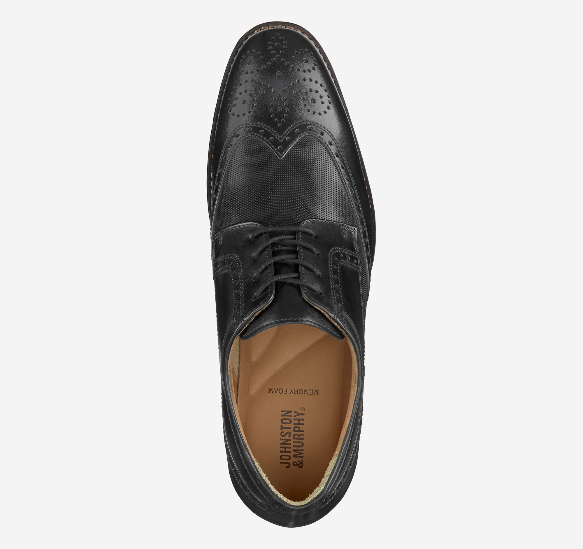 Johnston and murphy sale mens wingtip shoes