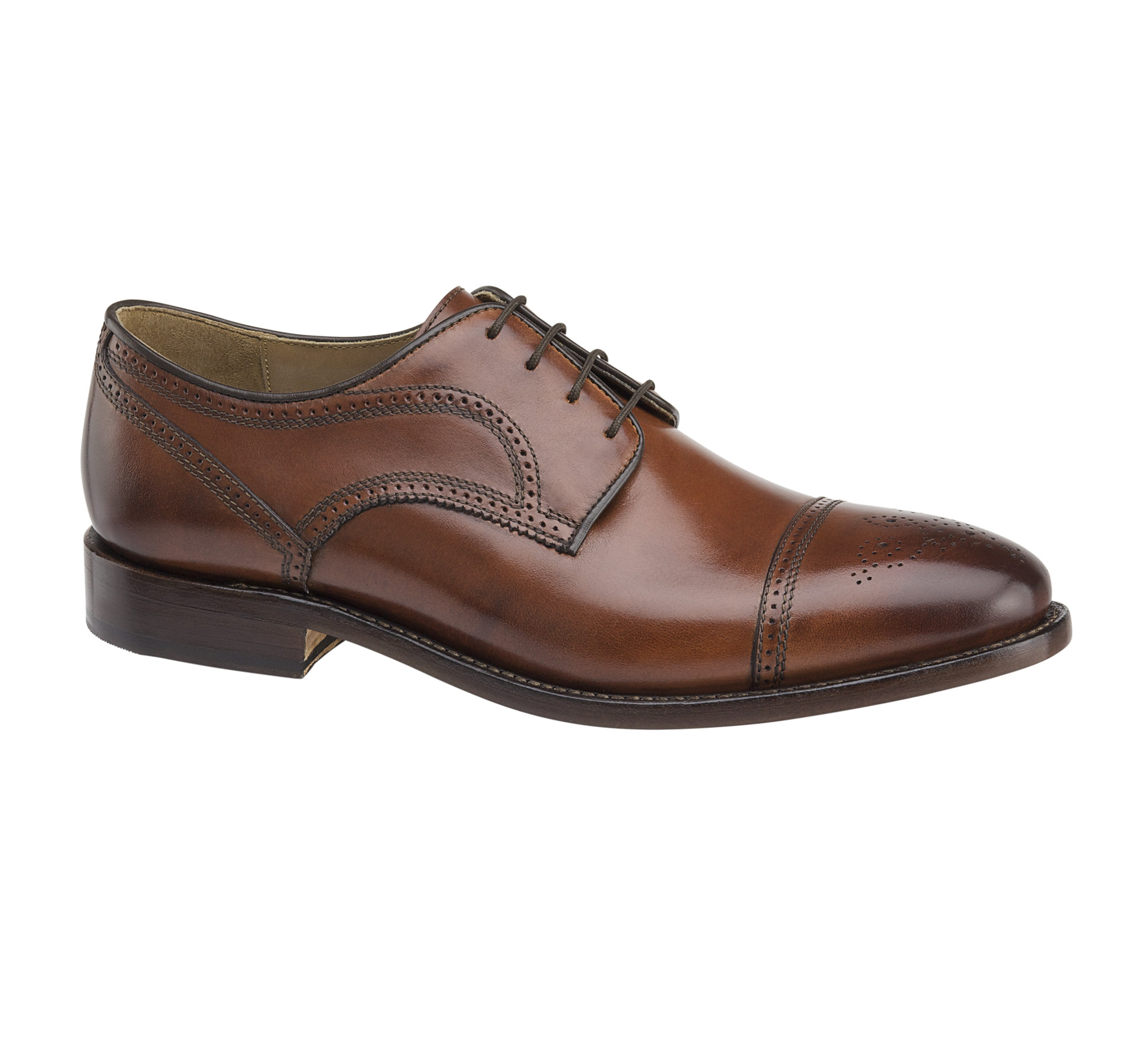 johnston and murphy cap toe shoes