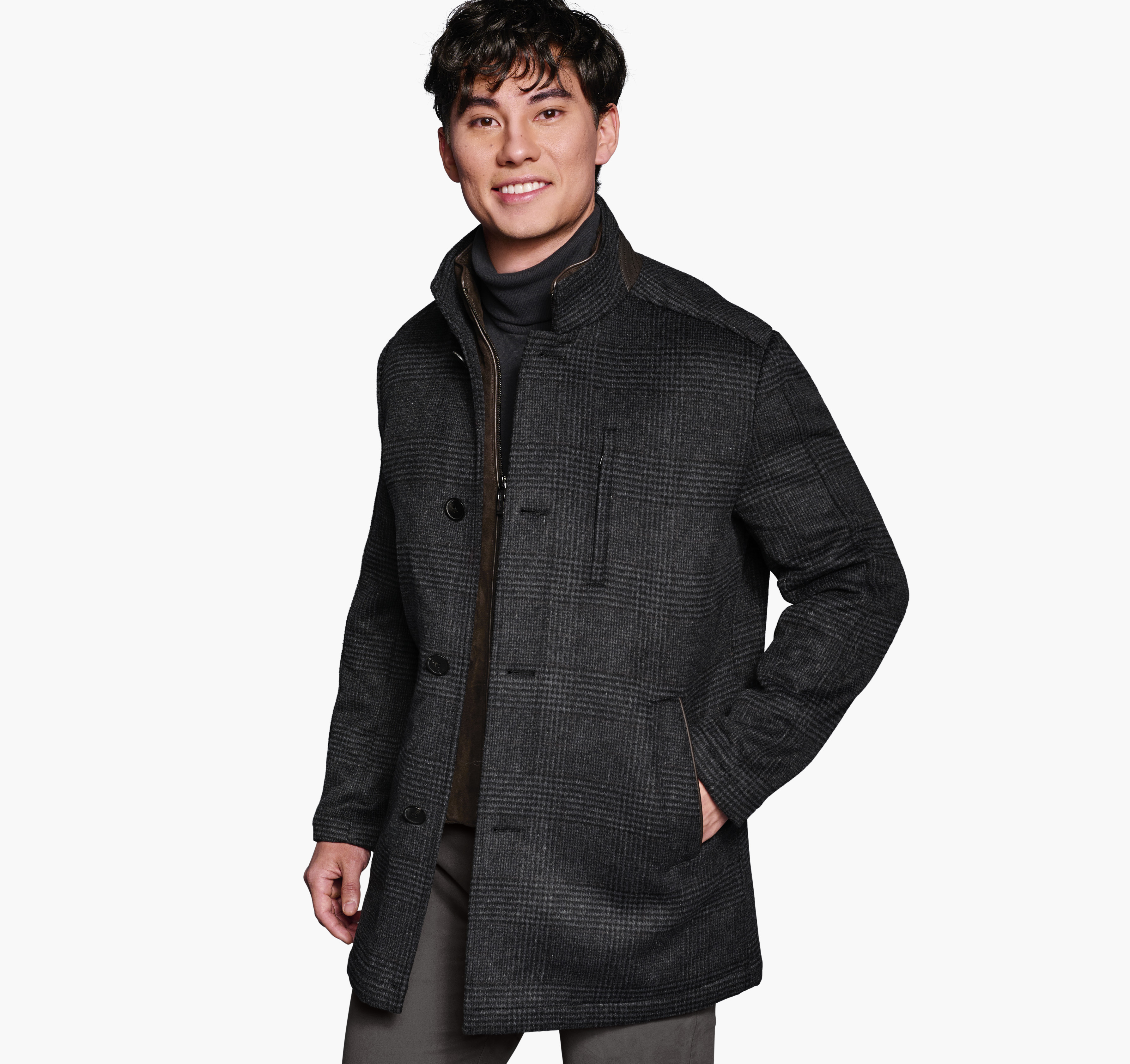 Johnston and murphy camel wool coat online