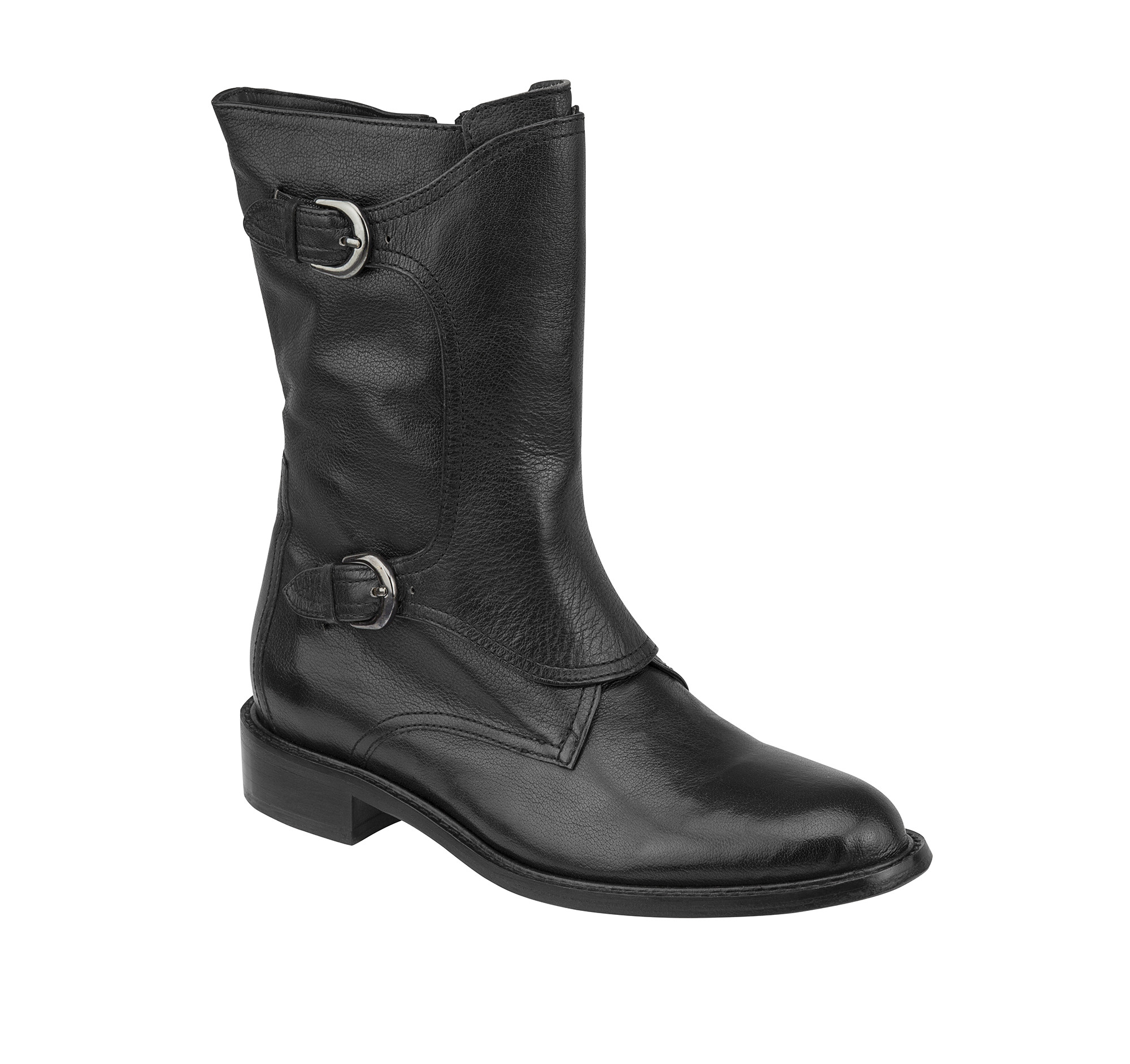 Lyla Double-Buckle Boot | Johnston & Murphy