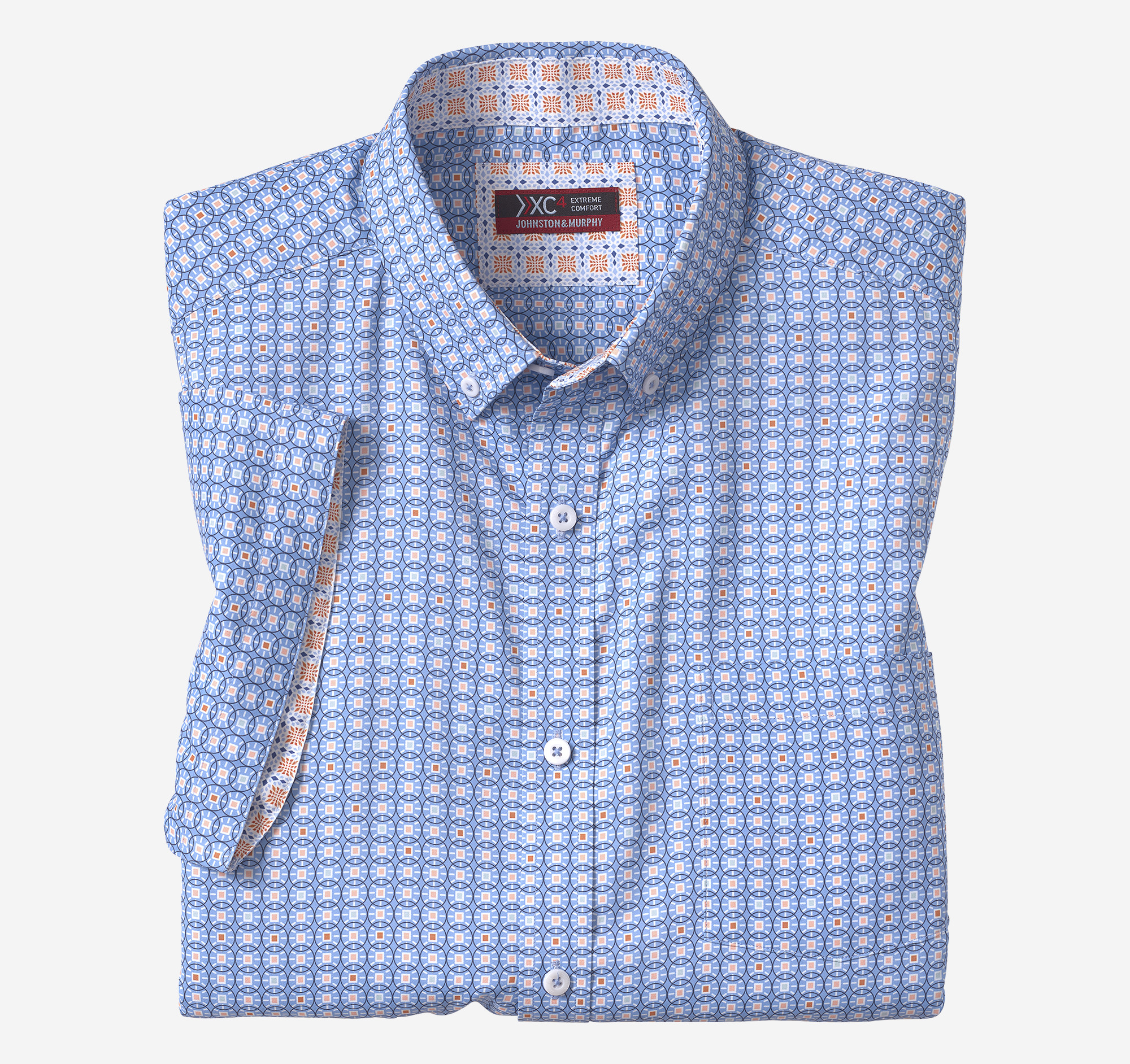 XC4® Short-Sleeve Stretch Woven Shirt