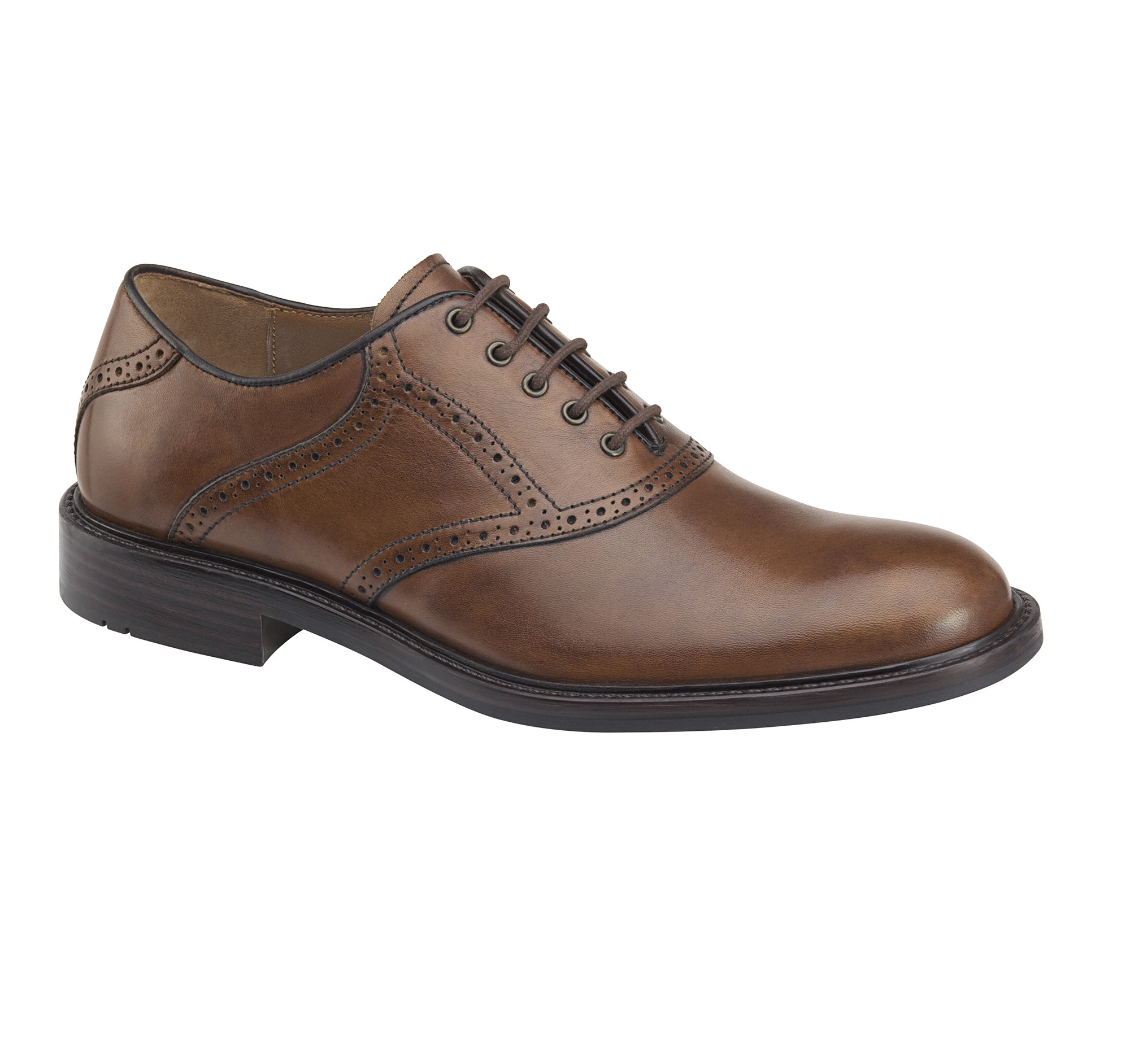 johnston and murphy mens saddle shoes