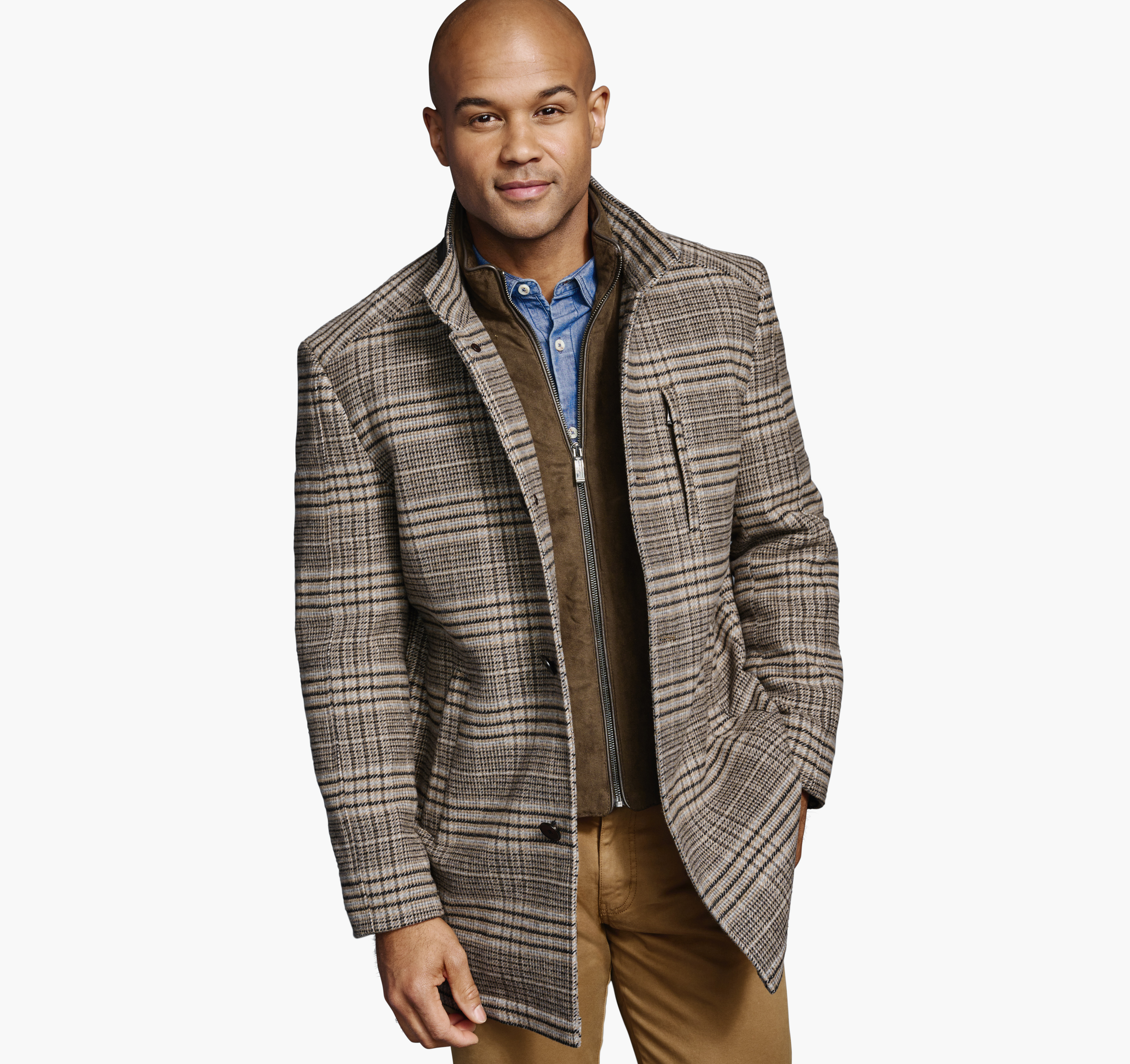 Johnston and murphy camel best sale wool coat