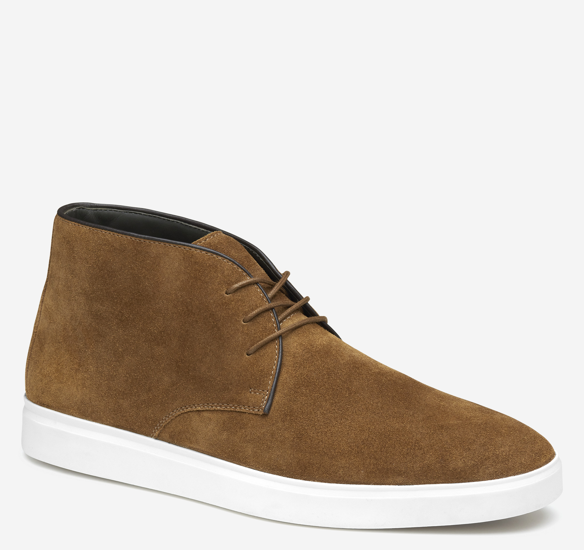 Unbranded Contrasting Sole store Leather Chukka Sneakers