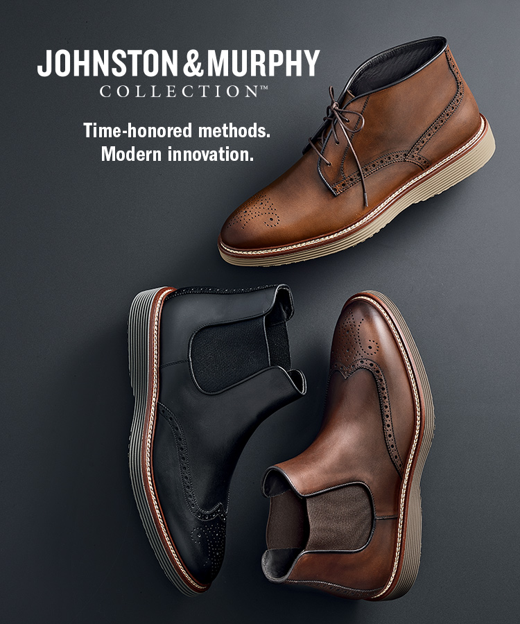 johnston & murphy leather shoes